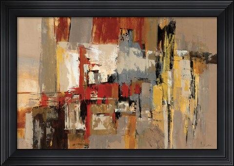 Framed Melody for Guitar and Sax Print