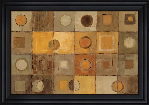 Framed Sunlit Patio Print