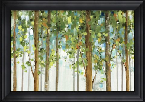 Framed Forest Study I Crop Print