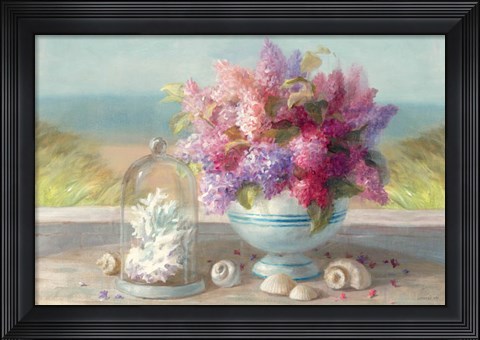 Framed Seaside Spring Crop Print