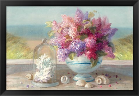 Framed Seaside Spring Crop Print