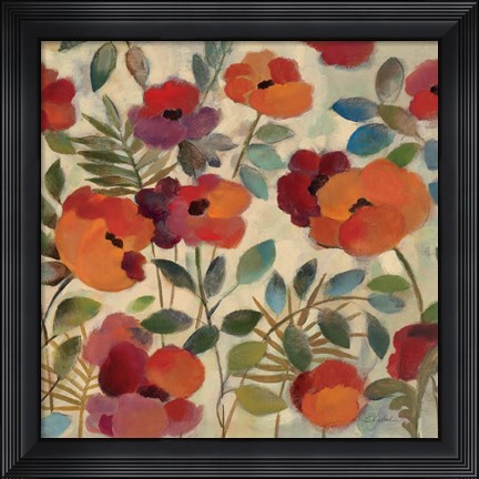 Framed Garden in August Print