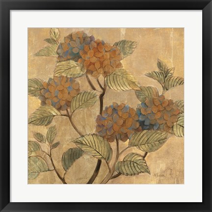 Framed Golden Hydrangea Print