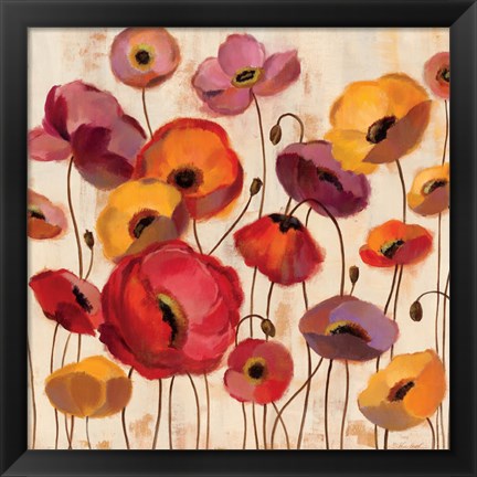 Framed Sunrise Anemones Print