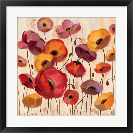 Framed Sunrise Anemones Print