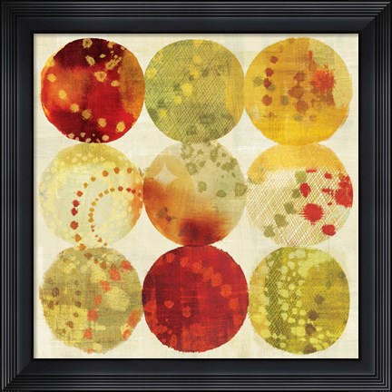 Framed Raindots Print