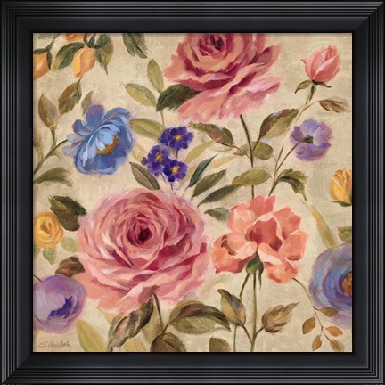 Framed Pose Garden Print
