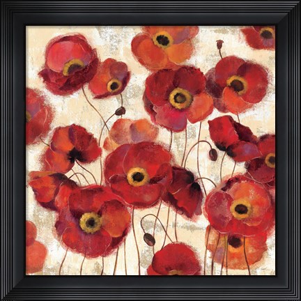 Framed Bold Poppies Print