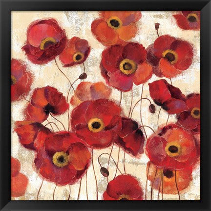 Framed Bold Poppies Print