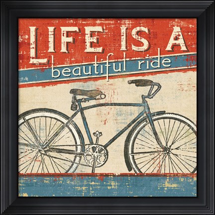 Framed Beautiful Ride I Print