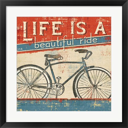 Framed Beautiful Ride I Print