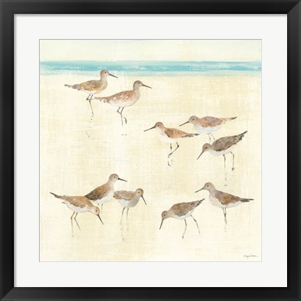 Framed Sandpipers Print