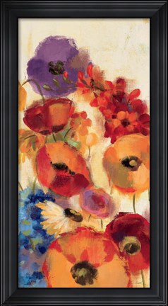 Framed Joyful Garden Panel III Print