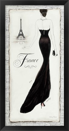 Framed Elegance I Print