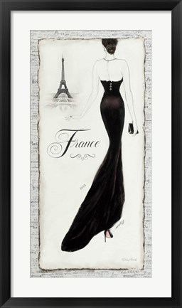 Framed Elegance I Print