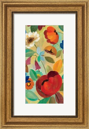 Framed Summer Floral Panel II Print
