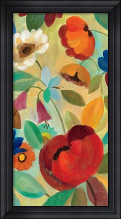 Framed Summer Floral Panel II Print