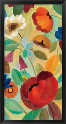 Framed Summer Floral Panel II Print