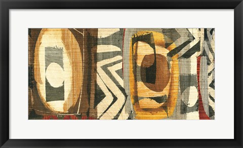 Framed Graphic Abstract II Print