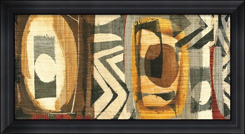 Framed Graphic Abstract II Print