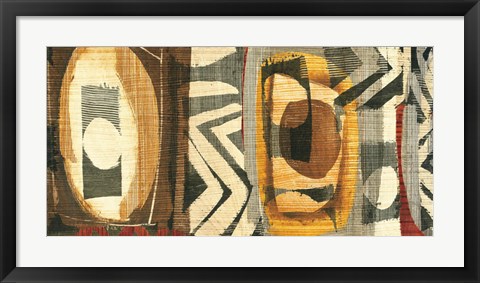 Framed Graphic Abstract II Print