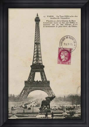 Framed Paris 1900 Print