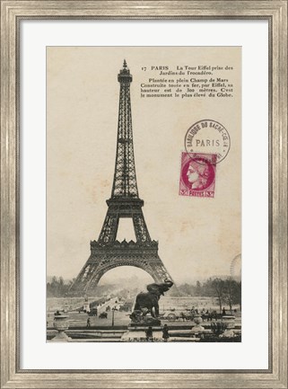 Framed Paris 1900 Print