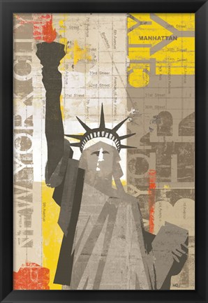 Framed Liberty Print