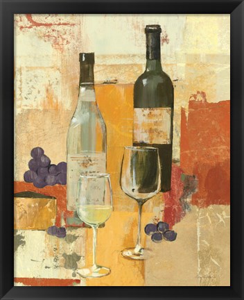 Framed Contemporary Wine Tasting II Print