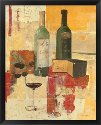 Framed Contemporary Wine Tasting III Print