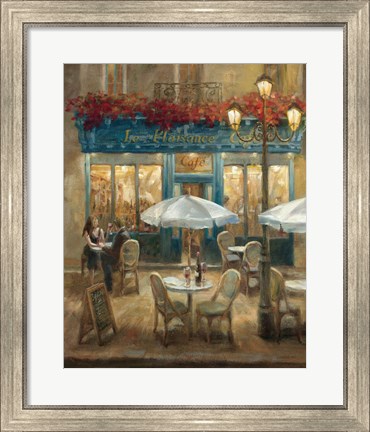 Framed Paris Cafe I Print