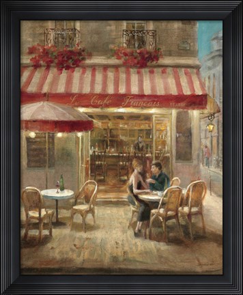 Framed Paris Cafe II Print