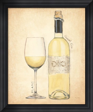 Framed Grand Cru Blanc Print