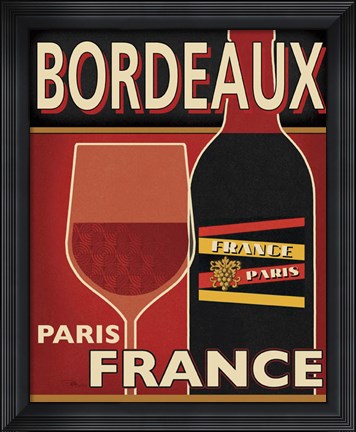 Framed Bordeaux Print
