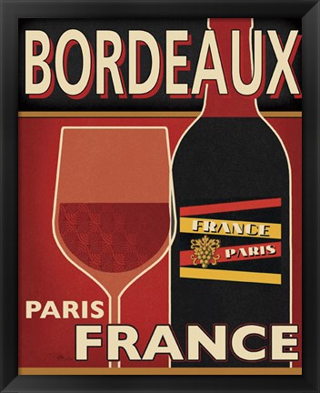 Framed Bordeaux Print