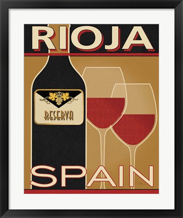 Framed Rioja Print