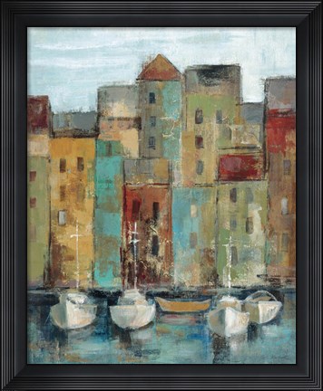 Framed Old Town Port I Print