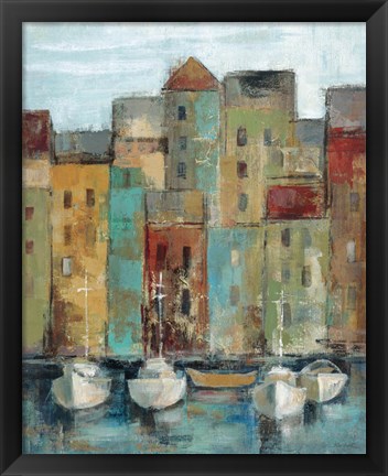 Framed Old Town Port I Print