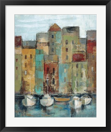 Framed Old Town Port I Print