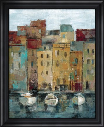 Framed Old Town Port II Print