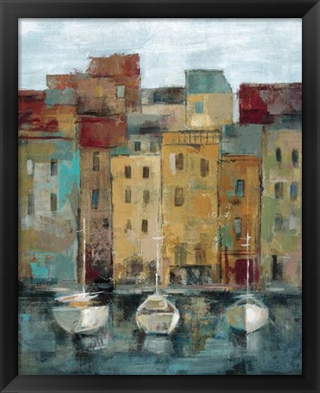 Framed Old Town Port II Print