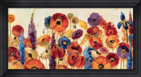 Framed Joyful Garden Print