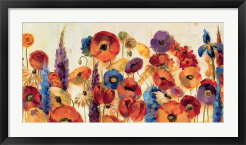 Framed Joyful Garden Print