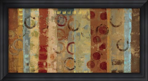 Framed Eastern Magic Carpet Print