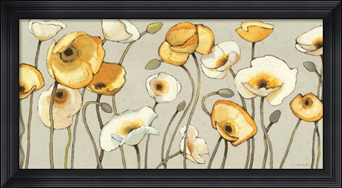 Framed Jaune Gris I Print
