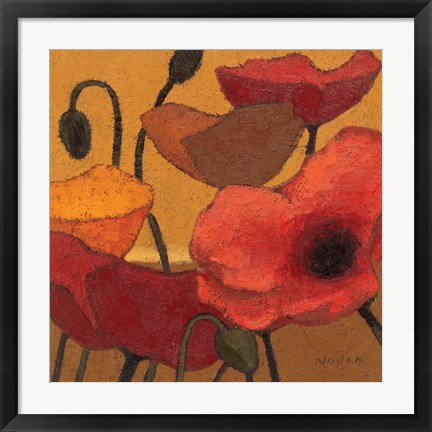 Framed Poppy Curry II Print