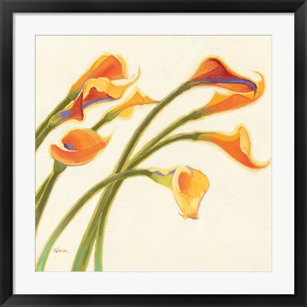 Framed Callas in the Wind I Print