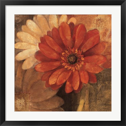 Framed Bold Gerberas III Print