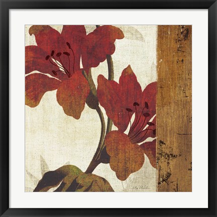 Framed Floral Harmony III Print