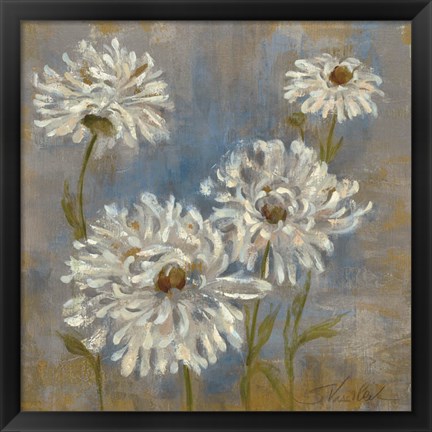 Framed Flowers in Morning Dew II Print